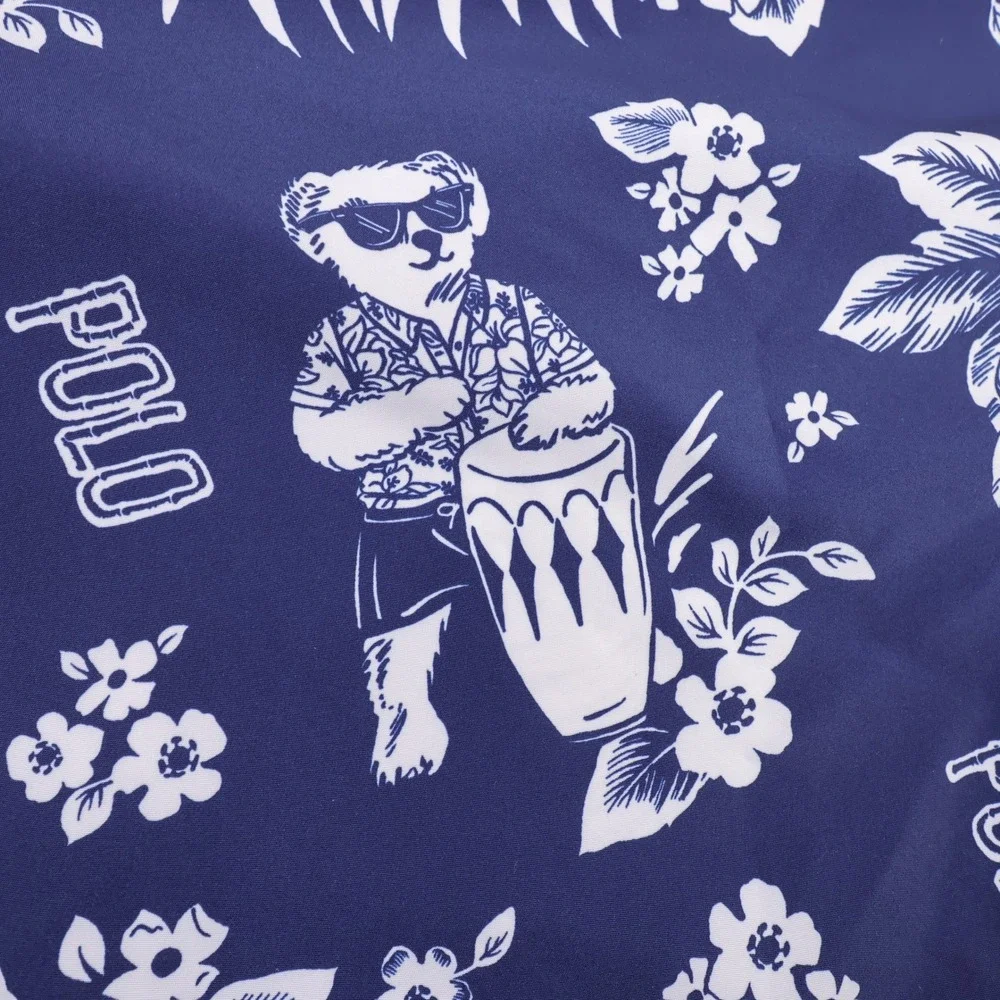 NEW Polo Ralph Lauren Polo Bear Swim Trunks Navy Blue Mens 4XB Mesh Liner Shorts